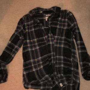 Black and white flannel